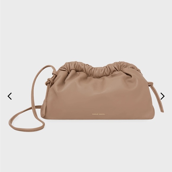 Mansur Gavriel Mini Lambskin Cloud Clutch Bag - Picture 1 of 13